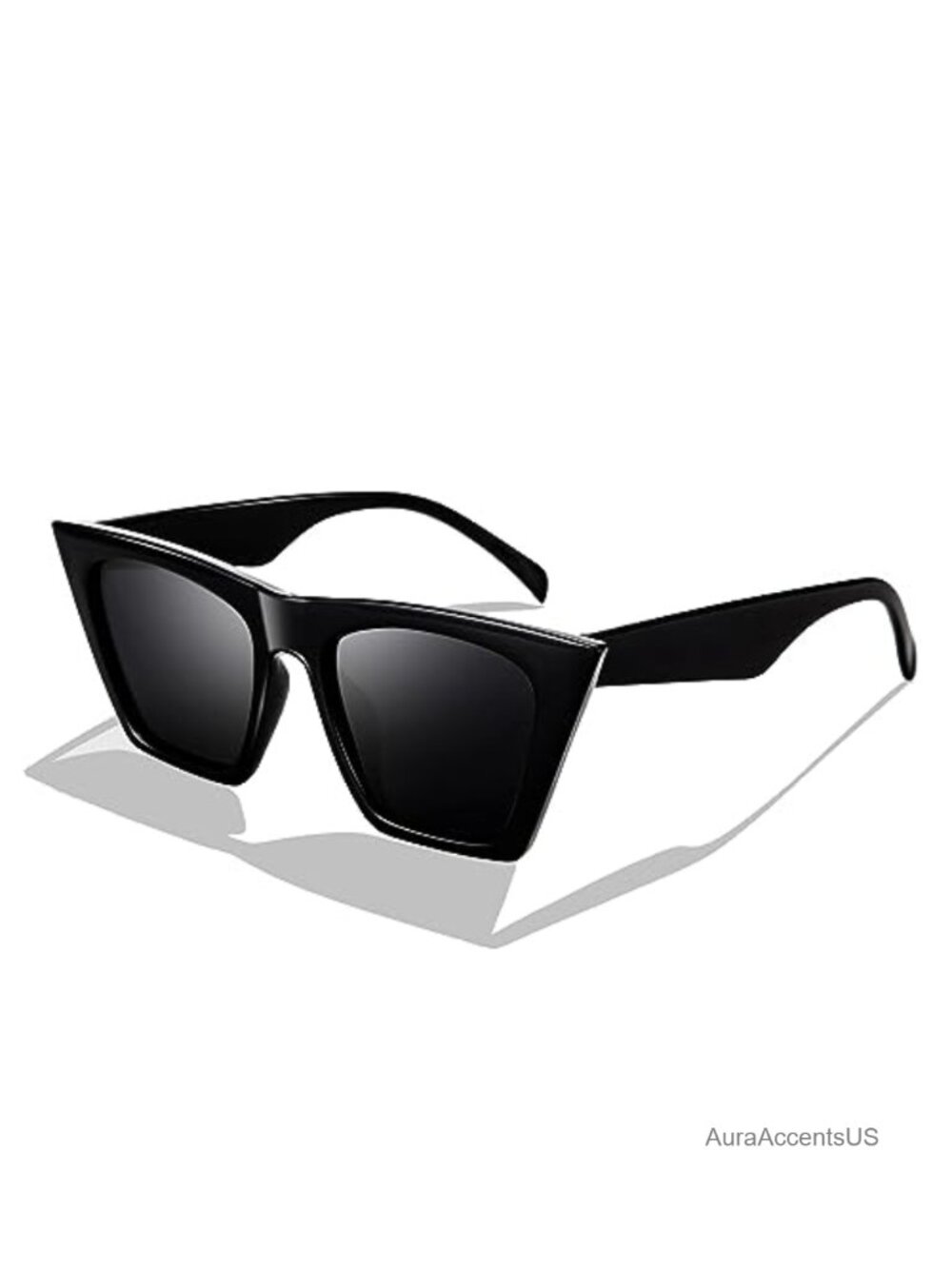 FEISEDY Retro Cat Eye Sunglasses UV400 Lightweight Acetate Full-Frame